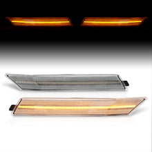 Load image into Gallery viewer, Ford Fusion 2006-2009 / Mercury Milan 2006-2009 Front Amber LED Side Marker Lights Clear Len