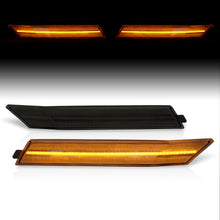 Load image into Gallery viewer, Ford Fusion 2006-2009 / Mercury Milan 2006-2009 Front Amber LED Side Marker Lights Smoke Len