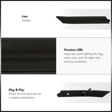 Load image into Gallery viewer, Ford Fusion 2006-2009 / Mercury Milan 2006-2009 Front Amber LED Side Marker Lights Smoke Len