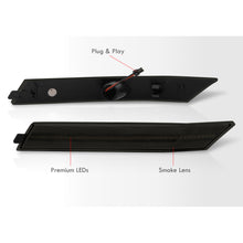 Load image into Gallery viewer, Ford Fusion 2006-2009 / Mercury Milan 2006-2009 Front Amber LED Side Marker Lights Smoke Len