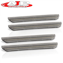 Load image into Gallery viewer, GMC Sierra 2500HD 3500HD 2020-2022 4 Piece Front Amber & Rear Red LED Fender Side Marker Lights Clear Len