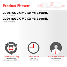 Load image into Gallery viewer, GMC Sierra 2500HD 3500HD 2020-2022 4 Piece Front Amber & Rear Red LED Fender Side Marker Lights Clear Len