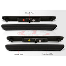 Load image into Gallery viewer, GMC Sierra 2500HD 3500HD 2020-2022 4 Piece Front Amber & Rear Red LED Fender Side Marker Lights Smoke Len