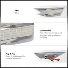 Load image into Gallery viewer, Honda Civic 2016-2021 2in1 Turn Signal/Running Lights LED Side Marker Clear Len