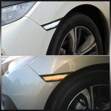 Load image into Gallery viewer, Honda Civic 2016-2021 2in1 Turn Signal/Running Lights LED Side Marker Smoke Len