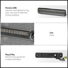 Load image into Gallery viewer, Hummer H2 2003-2009 4 Piece Front Amber & Rear Red LED Side Marker Lights Clear Len