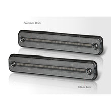 Load image into Gallery viewer, Hummer H2 2003-2009 4 Piece Front Amber & Rear Red LED Side Marker Lights Clear Len