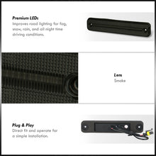 Load image into Gallery viewer, Hummer H2 2003-2009 4 Piece Front Amber & Rear Red LED Side Marker Lights Smoke Len