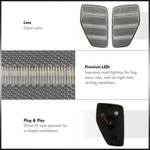 Load image into Gallery viewer, Hummer H3 2006-2010 / H3T 2009-2010 Front Amber LED Side Marker Lights Clear Len