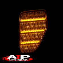 Load image into Gallery viewer, Hummer H3 2006-2010 / H3T 2009-2010 Front Amber LED Side Marker Lights Smoke Len