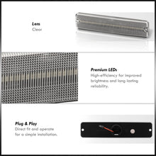 Load image into Gallery viewer, Jeep Wrangler YJ 1987-1995 Front Amber LED Side Marker Lights Clear Len