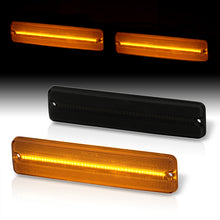 Load image into Gallery viewer, Jeep Wrangler YJ 1987-1995 Front Amber LED Side Marker Lights Smoke Len