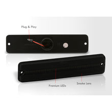 Load image into Gallery viewer, Jeep Wrangler YJ 1987-1995 Front Amber LED Side Marker Lights Smoke Len