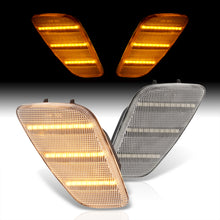 Load image into Gallery viewer, Jeep Wrangler TJ 1997-2006 Front Amber LED Side Marker Lights Clear Len