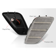 Load image into Gallery viewer, Jeep Wrangler TJ 1997-2006 Front Amber LED Side Marker Lights Clear Len