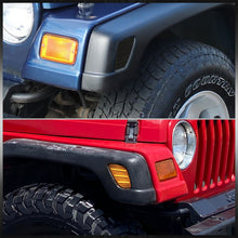 Load image into Gallery viewer, Jeep Wrangler TJ 1997-2006 Front Amber LED Side Marker Lights Smoke Len