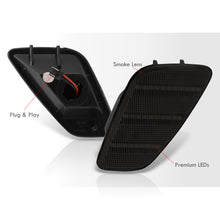 Load image into Gallery viewer, Jeep Wrangler TJ 1997-2006 Front Amber LED Side Marker Lights Smoke Len