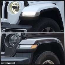 Load image into Gallery viewer, Jeep Wrangler 2018-2022 / Gladiator 2020-2022 Front Amber LED Side Marker Clear Len