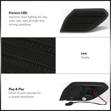 Load image into Gallery viewer, Jeep Wrangler 2018-2022 / Gladiator 2020-2022 Front Amber LED Side Marker Smoke Len