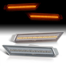Load image into Gallery viewer, Chevrolet Camaro 2010-2015 Amber LED Front Side Marker Lights Clear Len