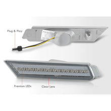 Load image into Gallery viewer, Chevrolet Camaro 2010-2015 Amber LED Front Side Marker Lights Clear Len