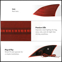 Load image into Gallery viewer, Lexus IS200t IS250 IS300 IS350 2014-2020 Rear Red LED Reflector Lights Red Len