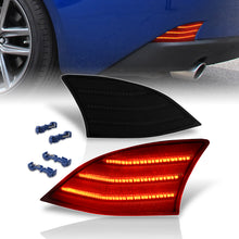 Load image into Gallery viewer, Lexus IS200t IS250 IS300 IS350 2014-2020 Rear Red LED Reflector Lights Smoke Len