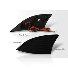 Load image into Gallery viewer, Lexus IS200t IS250 IS300 IS350 2014-2020 Rear Red LED Reflector Lights Smoke Len