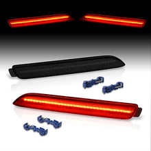 Load image into Gallery viewer, Lexus GX470 2003-2007 / IS F 2008-2014 / NX200t NX300 NX300h 2015-2021 / RC300t RC300 RC350 RC F 2015-2022 / RX300 1999-2003 / Toyota Avalon 2013-2018 / RAV4 2019-2021 / Sienna 2011-2020 Rear Red LED Reflector Lights Smoke Len