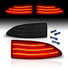 Load image into Gallery viewer, Lexus IS250 IS350 2006-2013 Rear Red LED Reflector Lights Smoke Len