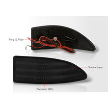 Load image into Gallery viewer, Lexus IS250 IS350 2006-2013 Rear Red LED Reflector Lights Smoke Len