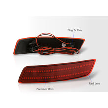 Load image into Gallery viewer, Lexus GS200t GS350 GS450h GSF 2013-2020 / ES300h ES350 2013-2018 Rear Red LED Reflector Lights Red Len