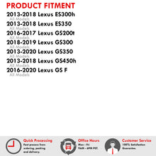 Load image into Gallery viewer, Lexus GS200t GS350 GS450h GSF 2013-2020 / ES300h ES350 2013-2018 Rear Red LED Reflector Lights Red Len