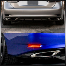 Load image into Gallery viewer, Lexus GS200t GS350 GS450h GSF 2013-2020 / ES300h ES350 2013-2018 Rear Red LED Reflector Lights Smoke Len