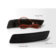 Load image into Gallery viewer, Lexus GS200t GS350 GS450h GSF 2013-2020 / ES300h ES350 2013-2018 Rear Red LED Reflector Lights Smoke Len