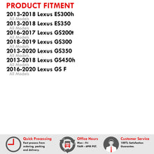 Load image into Gallery viewer, Lexus GS200t GS350 GS450h GSF 2013-2020 / ES300h ES350 2013-2018 Rear Red LED Reflector Lights Smoke Len