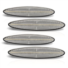 Load image into Gallery viewer, Lexus SC430 2002-2010 4 Piece Front Amber & Rear Red LED Fender Side Marker Lights Clear Len