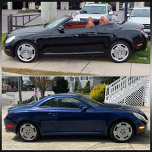 Load image into Gallery viewer, Lexus SC430 2002-2010 4 Piece Front Amber & Rear Red LED Fender Side Marker Lights Clear Len