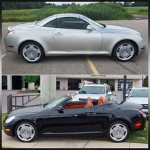 Load image into Gallery viewer, Lexus SC430 2002-2010 4 Piece Front Amber & Rear Red LED Fender Side Marker Lights Smoke Len