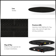 Load image into Gallery viewer, Lexus SC430 2002-2010 4 Piece Front Amber & Rear Red LED Fender Side Marker Lights Smoke Len