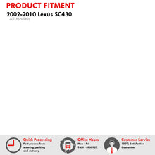 Load image into Gallery viewer, Lexus SC430 2002-2010 4 Piece Front Amber & Rear Red LED Fender Side Marker Lights Smoke Len