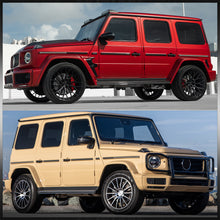 Load image into Gallery viewer, Mercedes Benz G-Class W463 G550 G63 (Gen II) 2019-2022 4 Piece Front Amber & Rear Red Reflector Side Marker Lights Clear Len