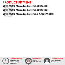 Load image into Gallery viewer, Mercedes Benz G-Class W463 G550 G63 (Gen II) 2019-2022 4 Piece Front Amber & Rear Red Reflector Side Marker Lights Clear Len