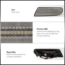 Load image into Gallery viewer, Mercedes Benz S-Class W220 2000-2006 Front Amber LED Side Marker Lights Clear Len