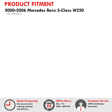 Load image into Gallery viewer, Mercedes Benz S-Class W220 2000-2006 Front Amber LED Side Marker Lights Clear Len