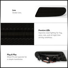 Load image into Gallery viewer, Mercedes Benz S-Class W220 2000-2006 Front Amber LED Side Marker Lights Smoke Len