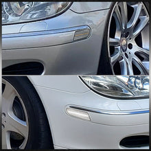 Load image into Gallery viewer, Mercedes Benz S-Class W220 2000-2006 Front White LED Side Marker Lights Clear Len
