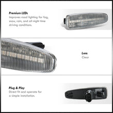 Load image into Gallery viewer, Mitsubishi Lancer X 2008-2017 / Lancer Sportback 2008-2019 / Outlander 2007-2013 / Mirage 2014-2020 Front Amber Sequential LED Side Marker Lights Clear Len