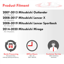 Load image into Gallery viewer, Mitsubishi Lancer X 2008-2017 / Lancer Sportback 2008-2019 / Outlander 2007-2013 / Mirage 2014-2020 Front Amber Sequential LED Side Marker Lights Clear Len