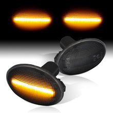 Load image into Gallery viewer, Mini Cooper Clubman R55 R56 R57 2006-2014 / Coupe R58 Roadster R59 2011-2014 Front Amber LED Side Marker Lights Smoke Len